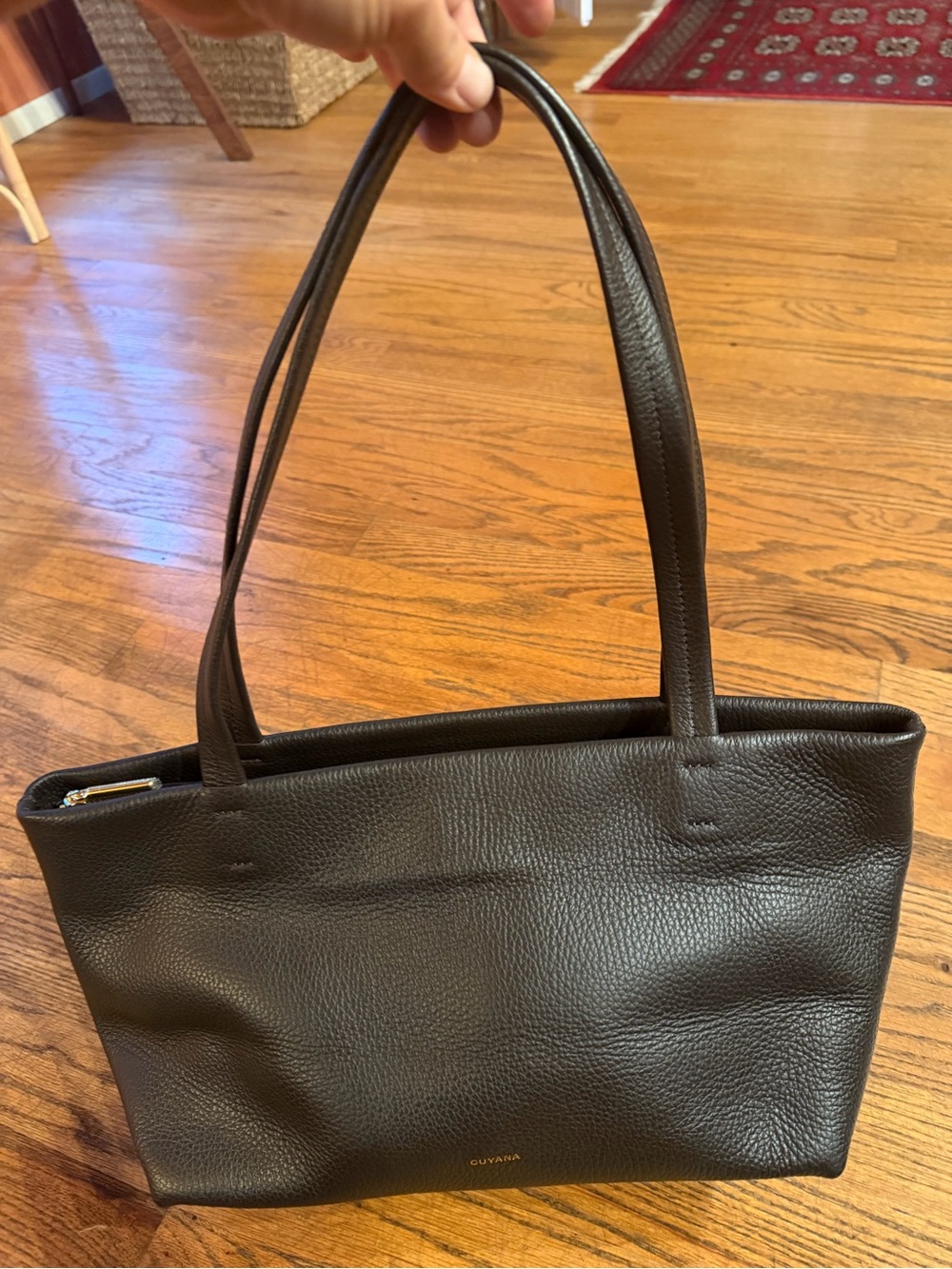 Cuyana East West Easy Tote in Mocha